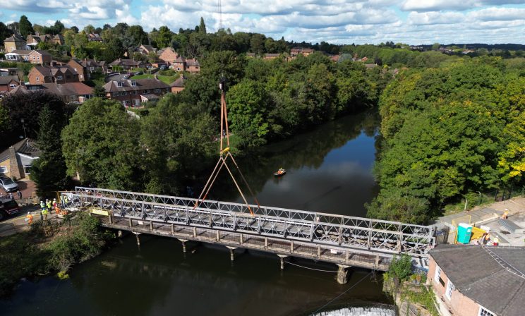 Complex bridge lift helps reconnect local Derby community