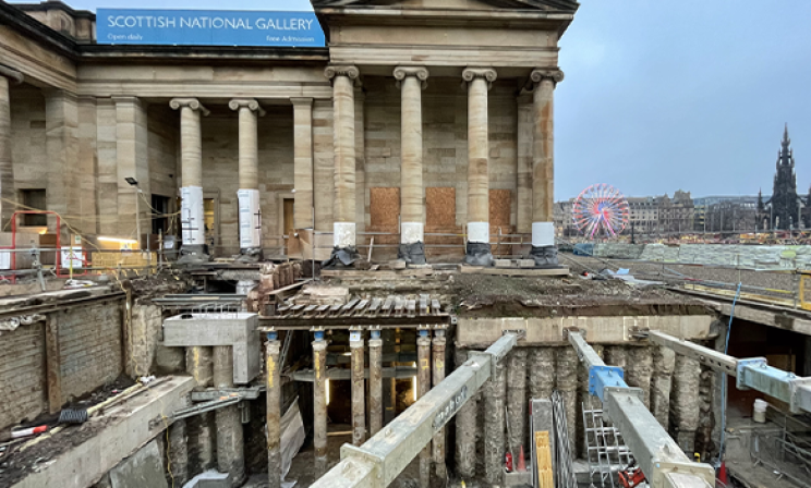 Integrated temporary support solutions support historic gallery refurbishment