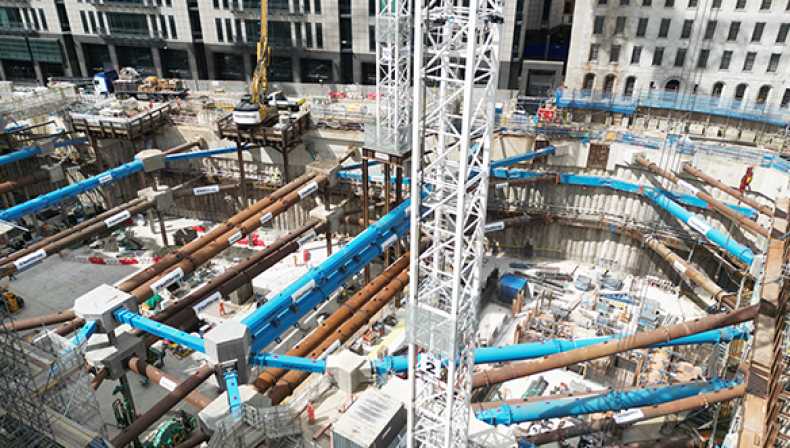 Building beneath London – temporary works innovation
